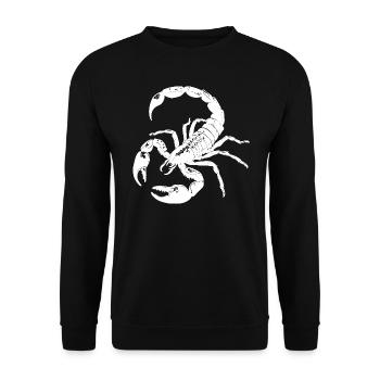 Scorpion, animal, cadeau - Sweat-shirt Unisexe - noir - Devant - Alina (178cm) & Michal (187cm)
