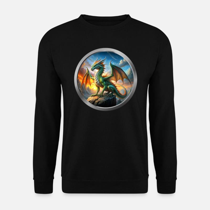 Dragon Animal - Unisex Sweatshirt - black