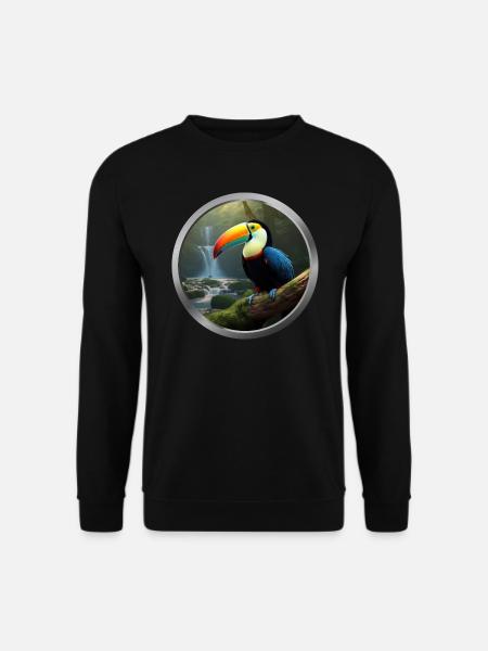 Toucan Animal - Unisex Sweatshirt - black