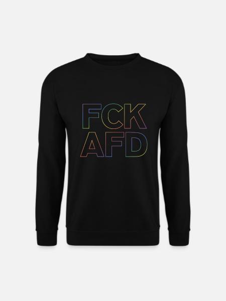 FCK AFD - Unisex Pullover - Schwarz