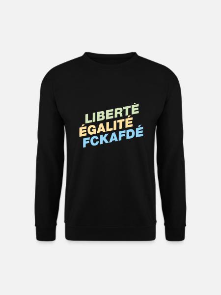FCKAFDÉ - Unisex Pullover - Schwarz
