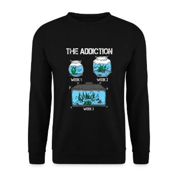 Aquarium Aquarist Fish Lover Fishkeeping - Sweat-shirt Unisexe - noir - Devant - Alina (178cm) & Michal (187cm)