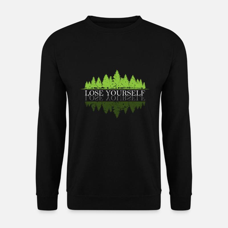 PERDEZ-VOUS - WALD Natur Design - Sweat-shirt Unisexe - noir