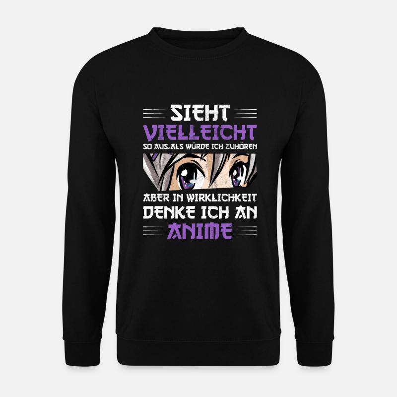Anime Manga Otaku - Unisex Pullover - Schwarz