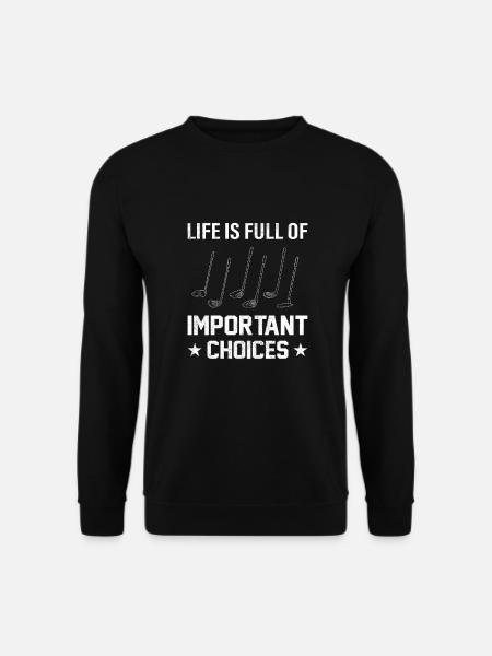 Golfer Golfer Gift - Unisex Sweatshirt - black