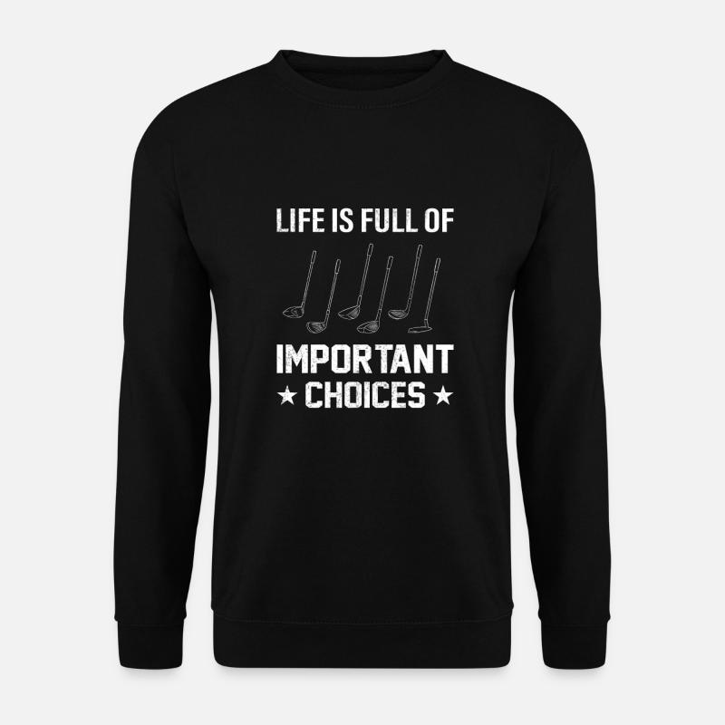 Golfer Golfer Gift - Unisex Sweatshirt - black