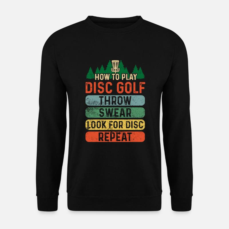 Disc Golf - Unisex Sweatshirt - black