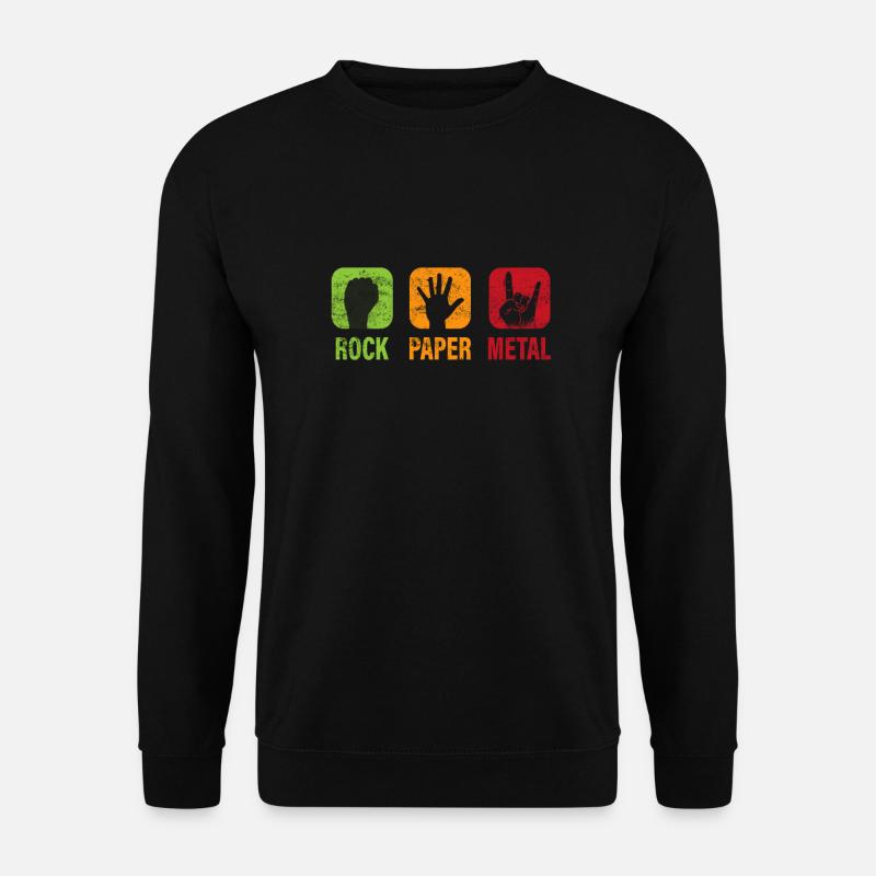 Death Metal Rock Musik - Unisex Pullover - Schwarz