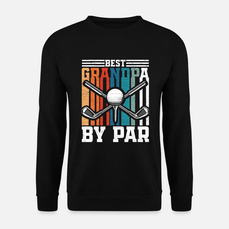 Golfer Opa Golf - Unisex Pullover - Schwarz