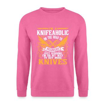 Messersammler - Unisex Pullover - Pink - Vorne