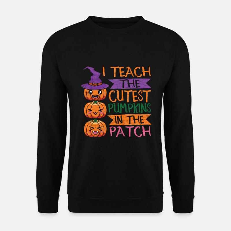 Halloween Lehrer - Unisex Pullover - Schwarz