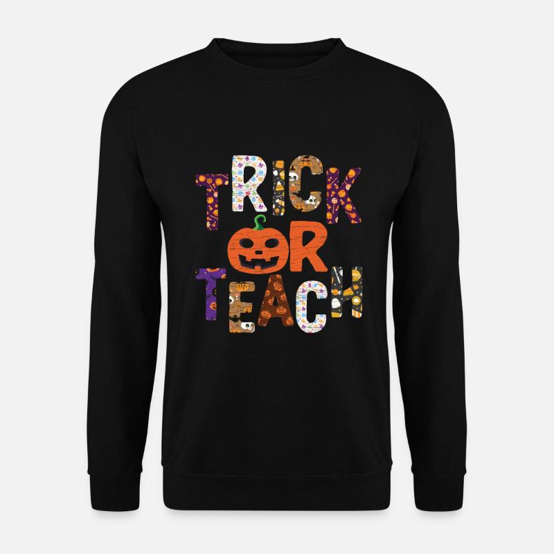 Halloween Geschenk Lehrer - Unisex Pullover - Schwarz