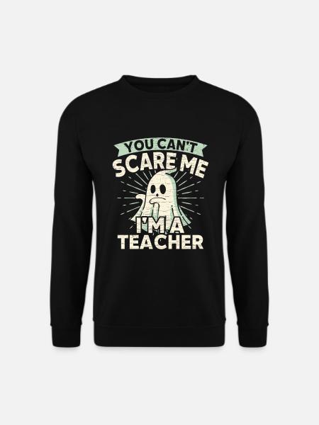Lehrer Geist Halloween - Unisex Pullover - Schwarz