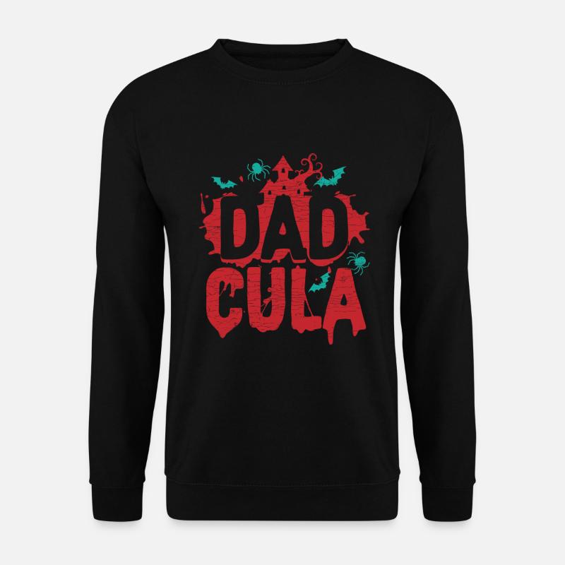 Dracula Papa Halloween - Unisex Pullover - Schwarz