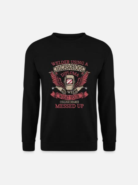 Schweißer Schweißen Geschenk - Unisex Pullover - Schwarz
