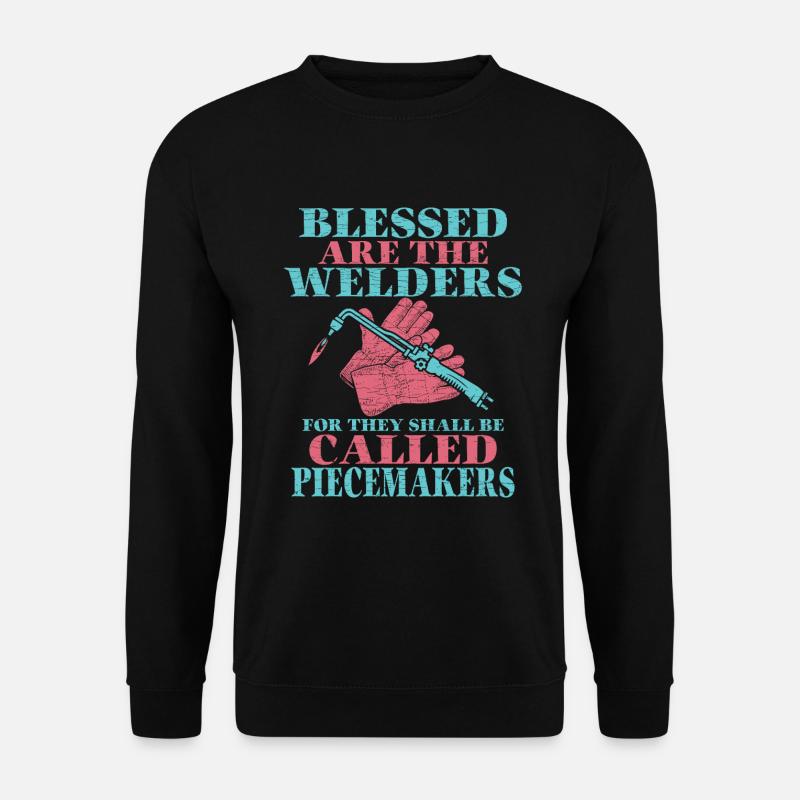 Schweißen Schweißer - Unisex Pullover - Schwarz