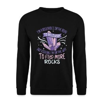 Geologie Geologe - Unisex Pullover - Schwarz - Vorne - Alina (178cm) & Michal (187cm)