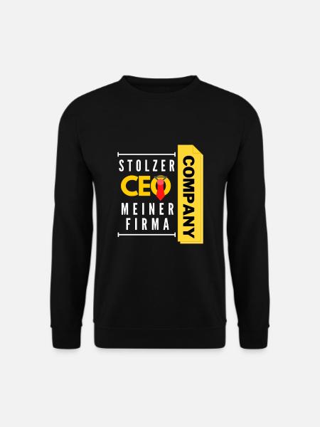 stolzer CEO meiner Firma - Unisex Pullover - Schwarz