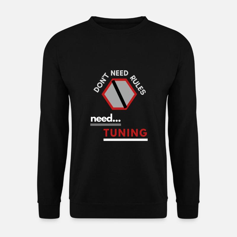 keine Regeln müssen angepasst werden - Unisex Pullover - Schwarz
