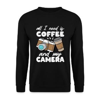 Photograph Photographie - Unisex Pullover - Schwarz - Vorne - Alina (178cm) & Michal (187cm)