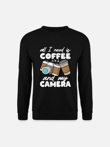 Photograph Photographie - Unisex Pullover - Schwarz