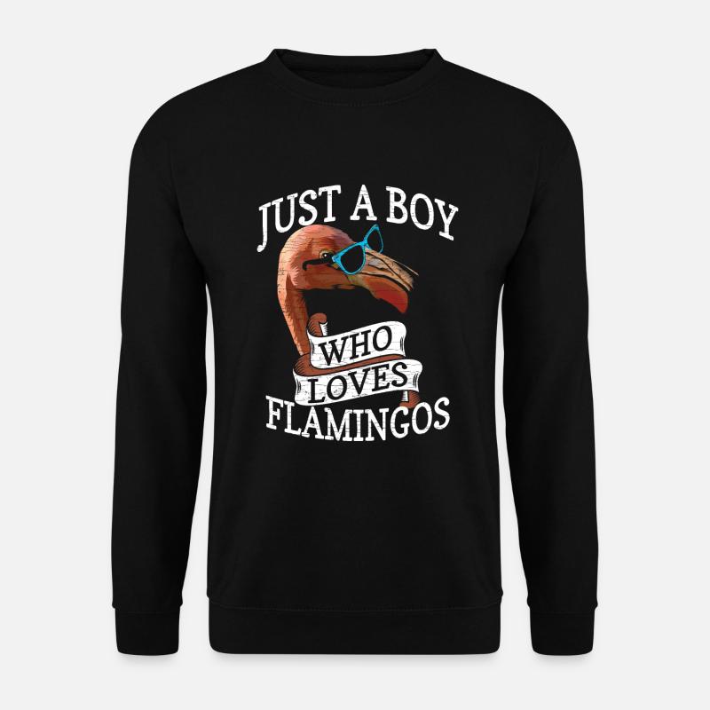 Flamingo Geschenk - Unisex Pullover - Schwarz