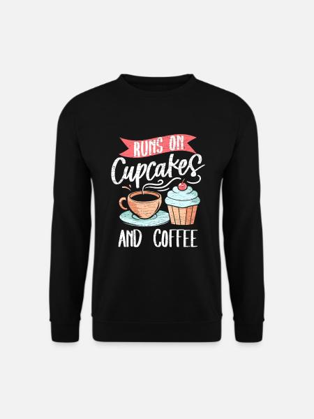 Cupcakes Geschenkidee - Unisex Pullover - Schwarz