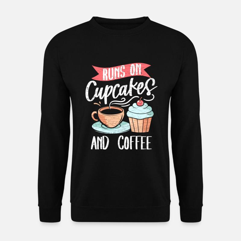 Cupcakes Geschenkidee - Unisex Pullover - Schwarz
