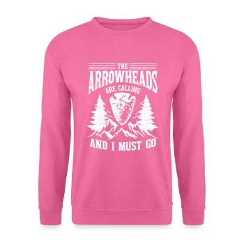 Arrowhead Hunter Pfeilspitzen - Unisex Pullover - Pink - Vorne