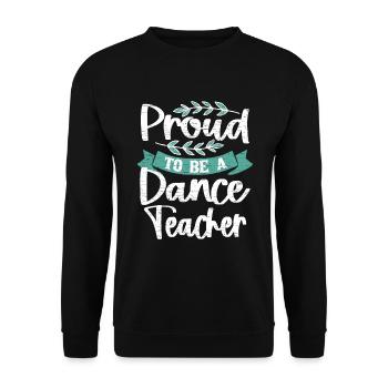 Tänzer Tanzen Tanzlehrer - Unisex Pullover - Schwarz - Vorne - Alina (178cm) & Michal (187cm)