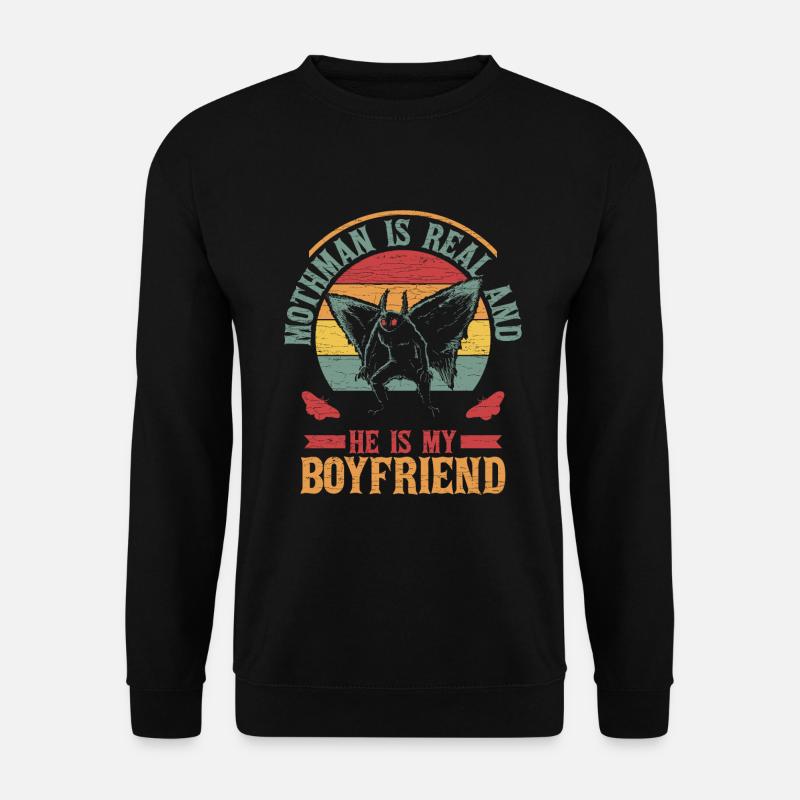 Kryptozoologie Mothman - Unisex Pullover - Schwarz