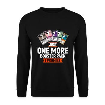 Sammelkartenspiel Geschenk TCG Trading Card Game - Unisex Pullover - Schwarz - Vorne - Alina (178cm) & Michal (187cm)