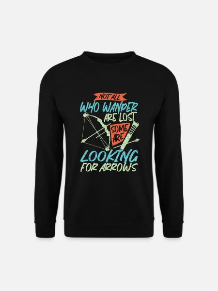 Bogenschießen Bogensport - Unisex Pullover - Schwarz
