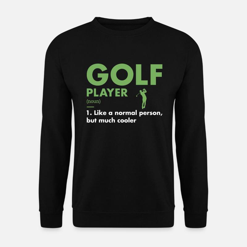 Sport Player Definition Golf - Unisex Sweatshirt - black