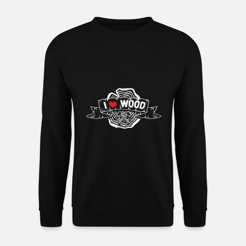 Holzfäller Förster - Unisex Pullover - Schwarz