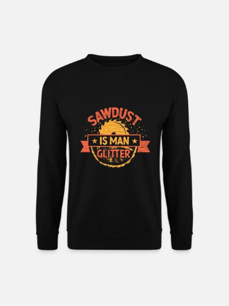 Papa Holzfäller Geschenk - Unisex Pullover - Schwarz