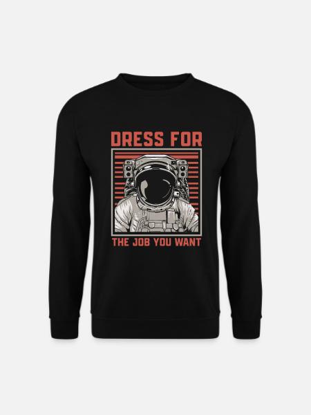 Astronaut Raumfahrt Geschenk - Unisex Pullover - Schwarz