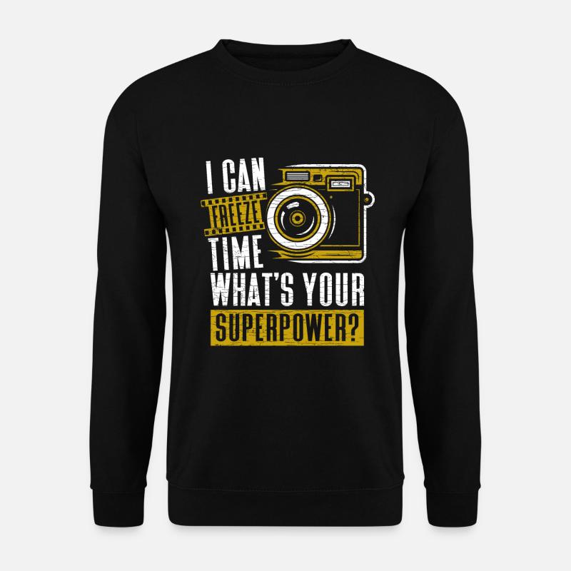 Fotografie Kamera Fotograf - Unisex Pullover - Schwarz