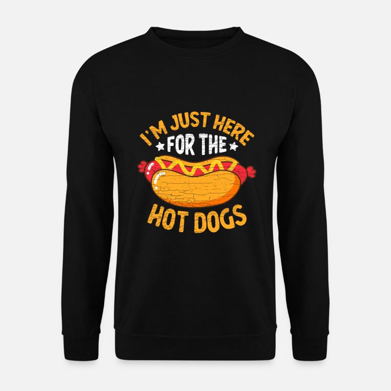 Fast Food Hot Dog - Unisex Pullover - Schwarz