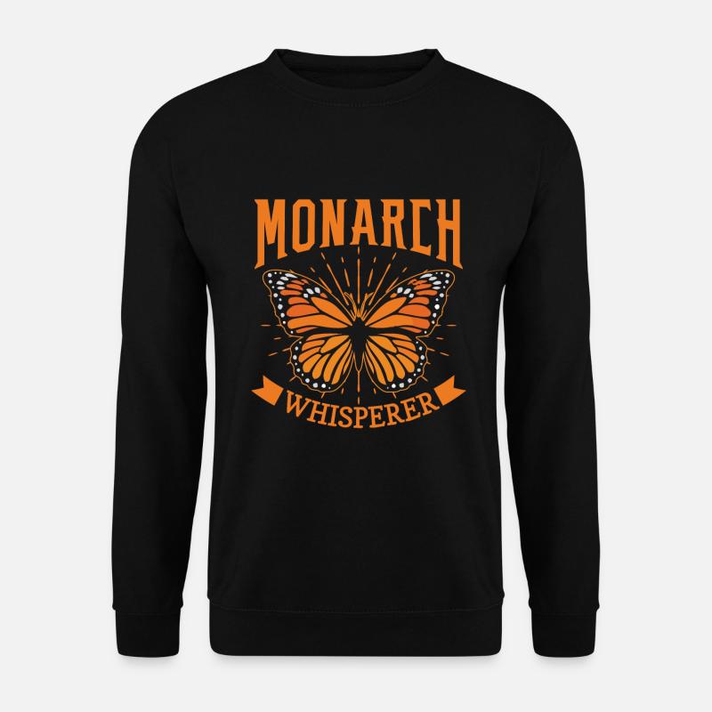 Butterfly Monarchfalter - Unisex Pullover - Schwarz