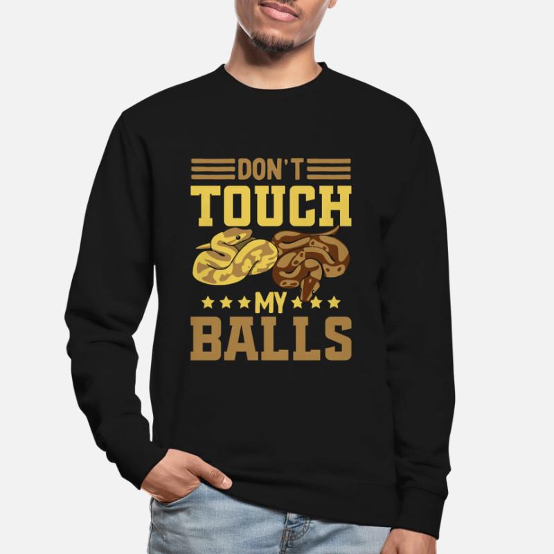 Ballpython Python Königspython Unisex Pullover