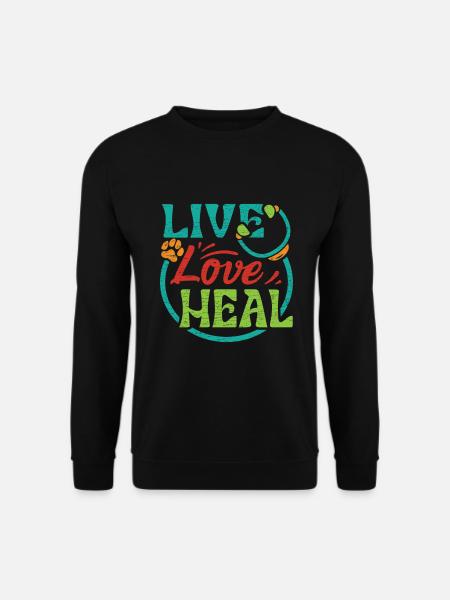 Veterinär Tierarzt Geschenk Tiermedizin - Unisex Pullover - Schwarz
