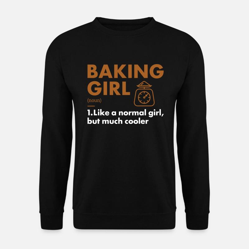 Baker Girl Definition Baking - Unisex Sweatshirt - black