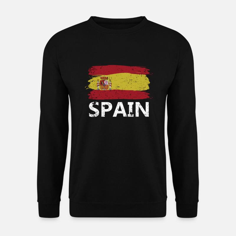 Spanien spanische Flagge - Unisex Pullover - Schwarz