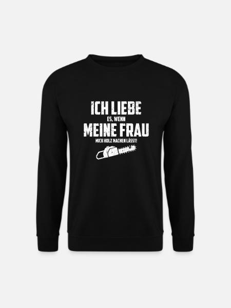 Holzfäller Forstwirt - Unisex Pullover - Schwarz