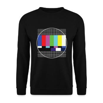Testbild 80s 90s TV - Sweat-shirt Unisexe - noir - Devant - Alina (178cm) & Michal (187cm)
