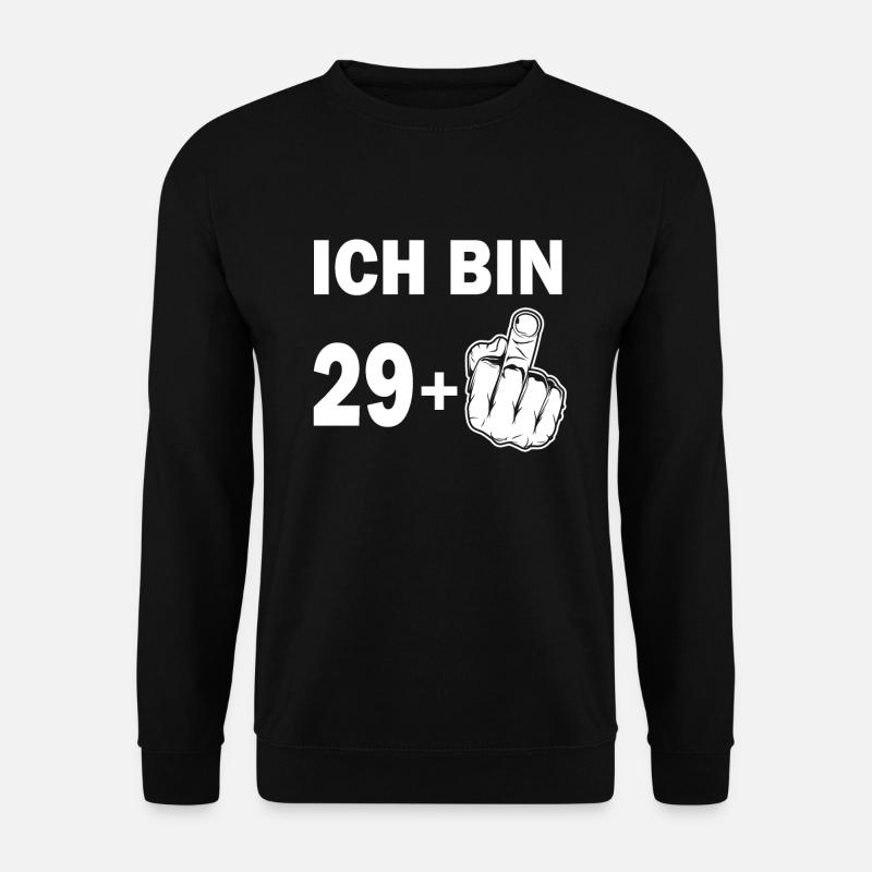 30 Geburtstag Geschenkidee lustige Sprüche - Unisex Pullover - Schwarz
