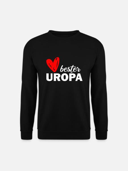Der beste Uropa der Welt - Unisex Pullover - Schwarz
