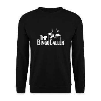 The Bingo Caller - Bingo - Unisex Sweatshirt - black - Front - Alina (178cm) & Michal (187cm)