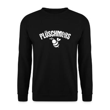 Plüschmors Low German Hummel Biene Beekeeper - Unisex Sweatshirt - black - Front - Alina (178cm) & Michal (187cm)